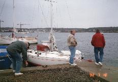 1992 Dan Gluck på besök, Marstrand